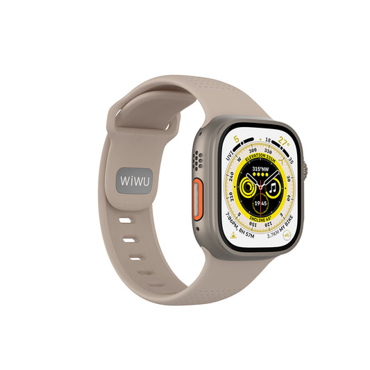 Apple Watch 7 45mm Wiwu Wi-WB0201 Comf Secur Serisi Silikon Kordon