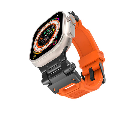 Watch 7 45mm Zore KRD-108 Metal Başlıklı Silikon Kordon