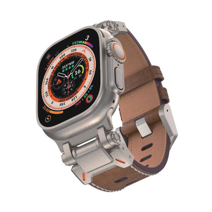 Watch 7 45mm Zore KRD-114 Metal Başlıklı Suni Deri Kordon