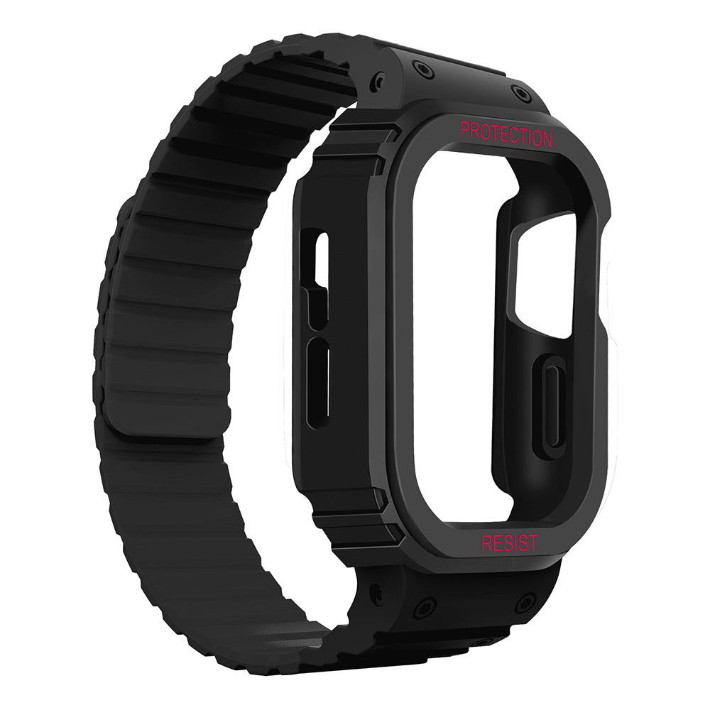 Watch 7 45mm Zore KRD-142 Airbag Tasarımlı Kasa Koruyuculu Silikon Kordon