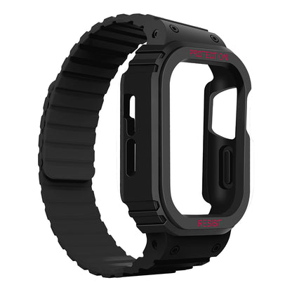 Watch 7 45mm Zore KRD-142 Airbag Tasarımlı Kasa Koruyuculu Silikon Kordon