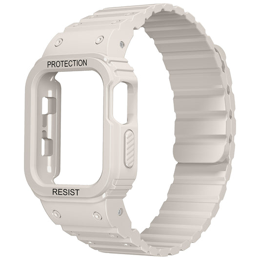 Watch 7 45mm Zore KRD-142 Airbag Tasarımlı Kasa Koruyuculu Silikon Kordon