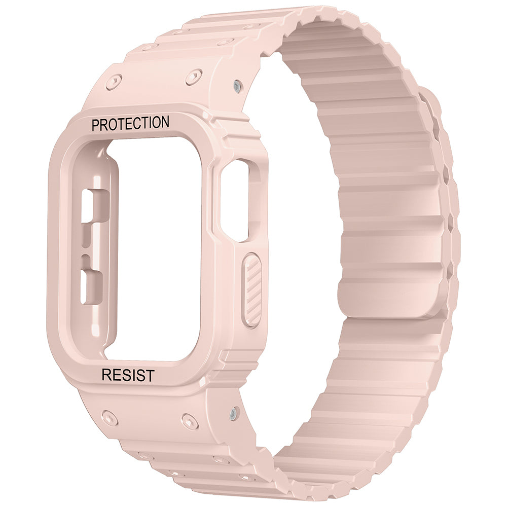 Watch 7 45mm Zore KRD-142 Airbag Tasarımlı Kasa Koruyuculu Silikon Kordon