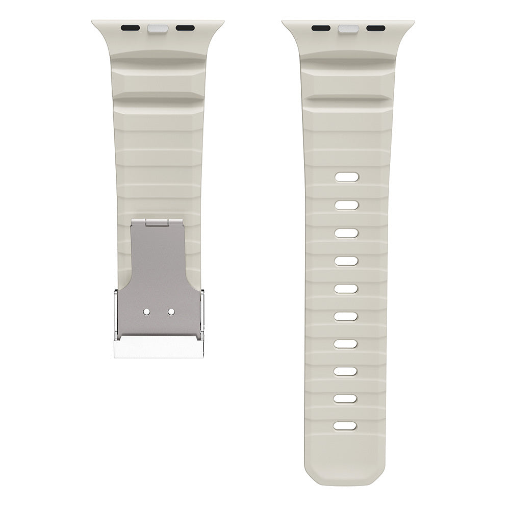 Watch 7 45mm Zore KRD-145 Metal Tokalı Silikon Kordon