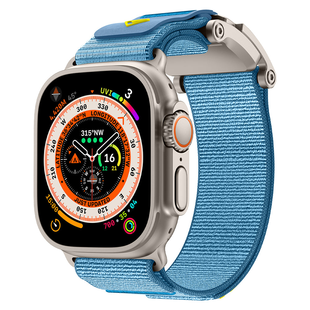 Apple Watch 7 45mm Zore KRD-154 Naylon Kumaş Hasır Örgülü Kordon