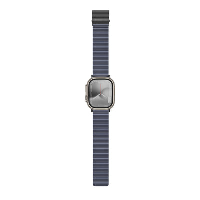 Apple Watch Serisi Uyumlu Amazing Thing Glamour Sense Deri Kordon Siyah
