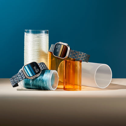 Watch Serisi Uyumlu Aramid Fiber ve Karbon Fiber Pitaka Dreamland ChromaCarbon Serisi Mosaic Universal Kordon