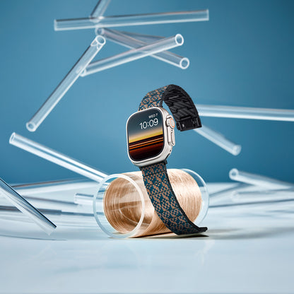 Watch Serisi Uyumlu Aramid Fiber ve Karbon Fiber Pitaka Dreamland ChromaCarbon Serisi Stairs Universal Kordon