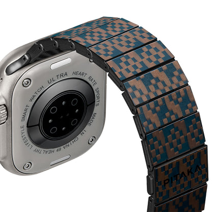 Watch Serisi Uyumlu Aramid Fiber ve Karbon Fiber Pitaka Dreamland ChromaCarbon Serisi Stairs Universal Kordon