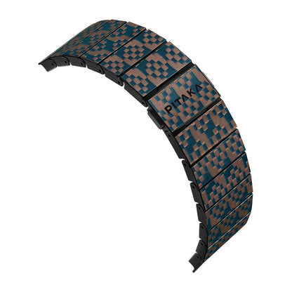 Watch Serisi Uyumlu Aramid Fiber ve Karbon Fiber Pitaka Dreamland ChromaCarbon Serisi Stairs Universal Kordon