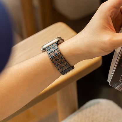 Watch Serisi Uyumlu Aramid Fiber ve Karbon Fiber Pitaka Dreamland ChromaCarbon Serisi Stairs Universal Kordon