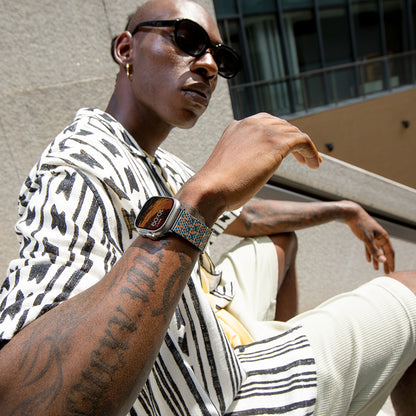 Watch Serisi Uyumlu Aramid Fiber ve Karbon Fiber Pitaka Dreamland ChromaCarbon Serisi Stairs Universal Kordon