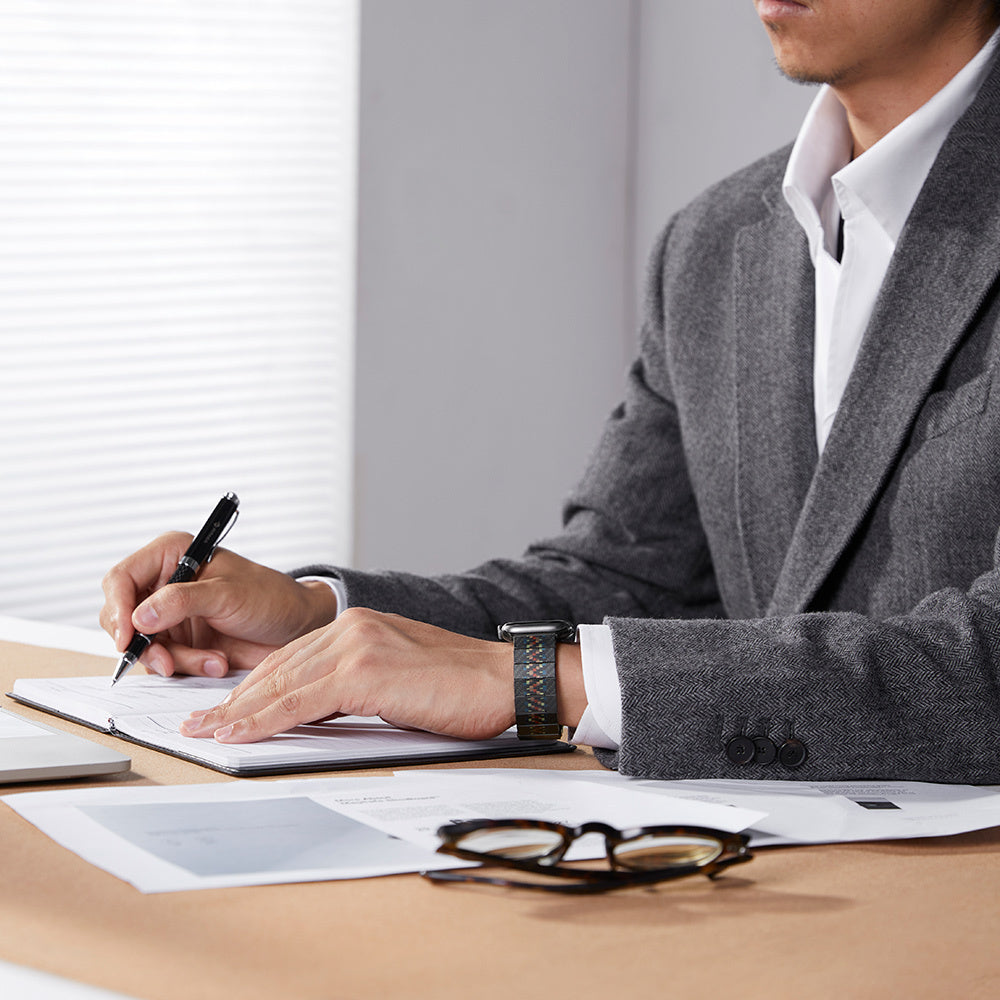 Watch Serisi Uyumlu Aramid Fiber ve Karbon Fiber Pitaka Modern Serisi Rhapsody Universal Kordon