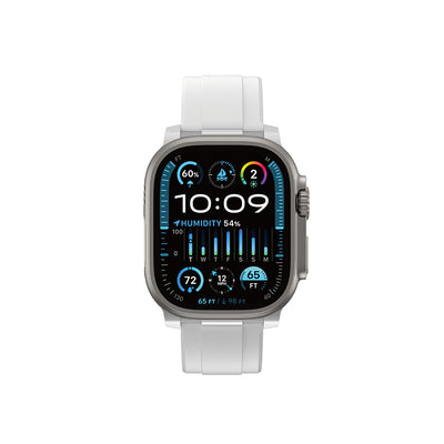 Apple Watch Ultra 49mm Amazingthing Titan Chrono Silikon Kordon Turuncu