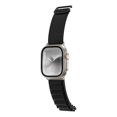 Apple Watch Ultra 49mm Amazingthing Titan Spor Hasır Kordon Gri