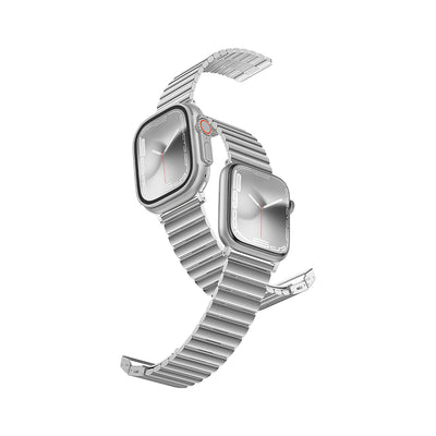 Apple Watch Ultra 49mm Amazingthing Titan Steel Metal Kordon Gümüş