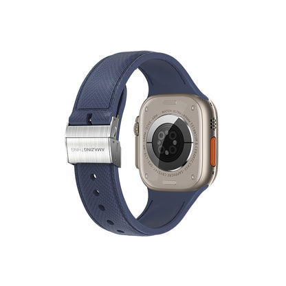 Watch Ultra 49mm Amazingthing Titan Swift Deri Dokulu Silikon Kordon