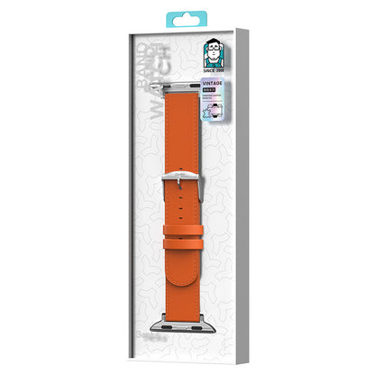 Watch Ultra 49mm Benks Vintage Genuine Leather Serisi Deri Kordon Strap Kayış