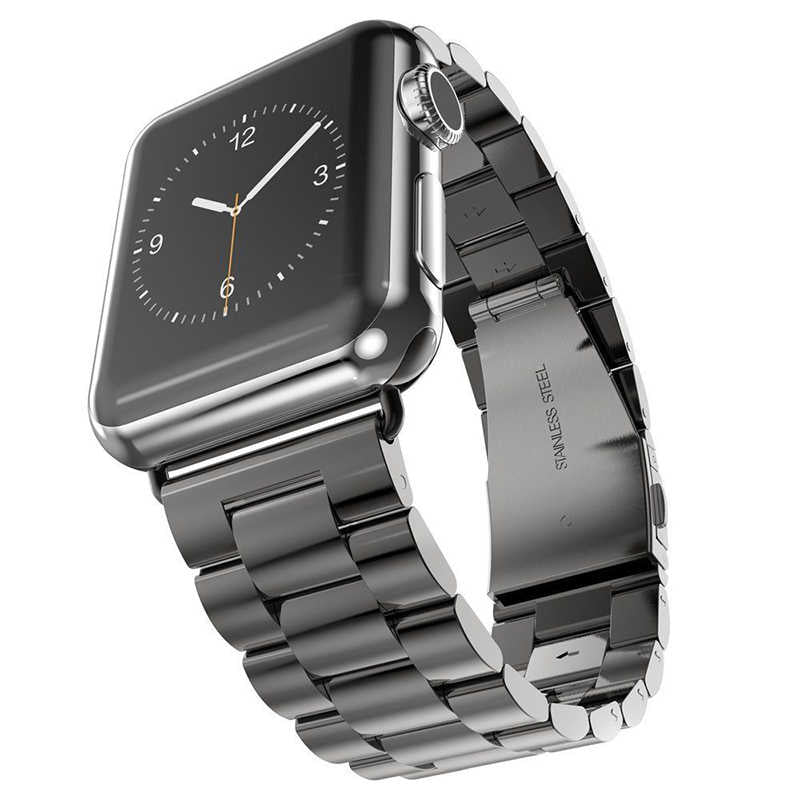 Apple Watch 40mm Kordon KRD-04 Metal Strap Kayış Metal katlamalı Bükülmelere ve kırılmalara dayanıklı