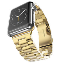 Apple Watch 38mm Kordon KRD-04 Metal Strap Kayış Metal katlamalı Bükülmelere ve kırılmalara dayanıklı