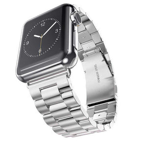 Apple Watch 42mm Kordon KRD-04 Metal Strap Kayış Metal katlamalı Bükülmelere ve kırılmalara dayanıklı