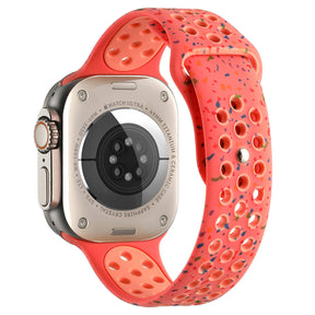 Apple Watch Ultra 49mm Kordon Yeni Seri 2023 KRD-02 Silikon Strap Kayış