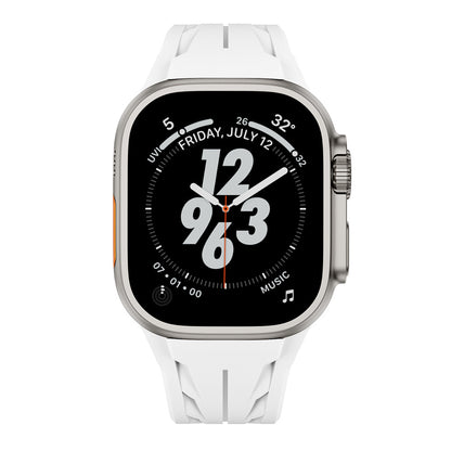 Watch Ultra 49mm KRD-127 Metal Tokalı Silikon Kordon