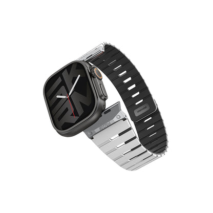 Watch Ultra 49mm Skinarma Gemini Serisi TPU Magnetik Silikon Kordon