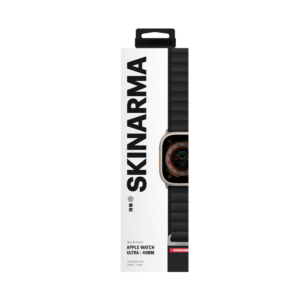 Apple Watch Ultra 49mm SkinArma Kobu Hasır Kordon Krem