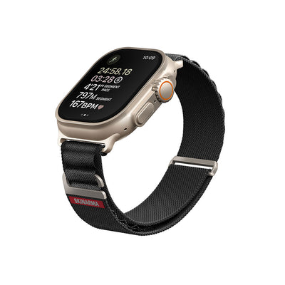 Apple Watch Ultra 49mm SkinArma Kobu Hasır Kordon Olive