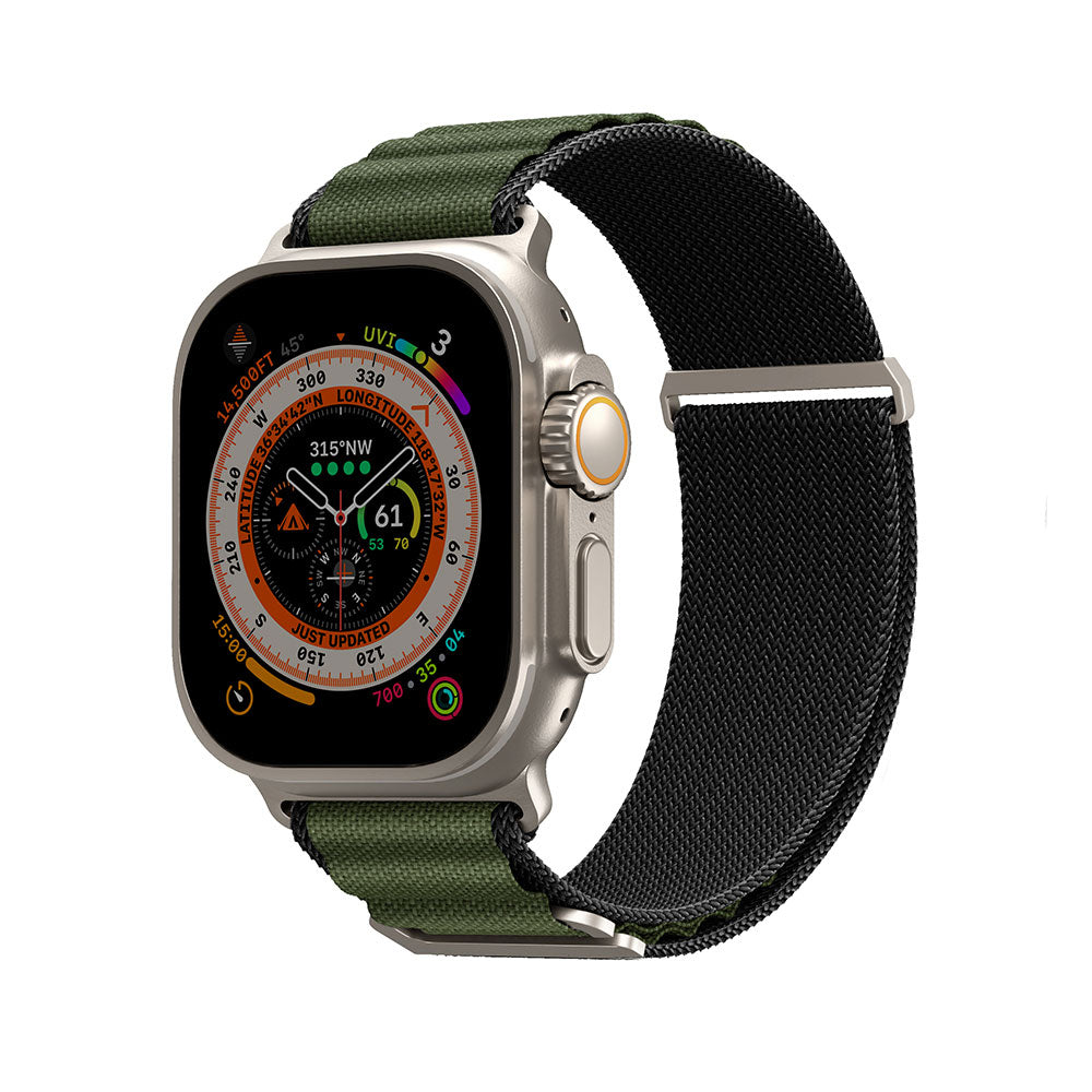 Apple Watch Ultra 49mm SkinArma Kobu Hasır Kordon Krem