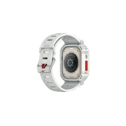 Watch Ultra 49mm Skinarma Mecha 2in1 TPU Kasa Koruyucu + Silikon Kordon