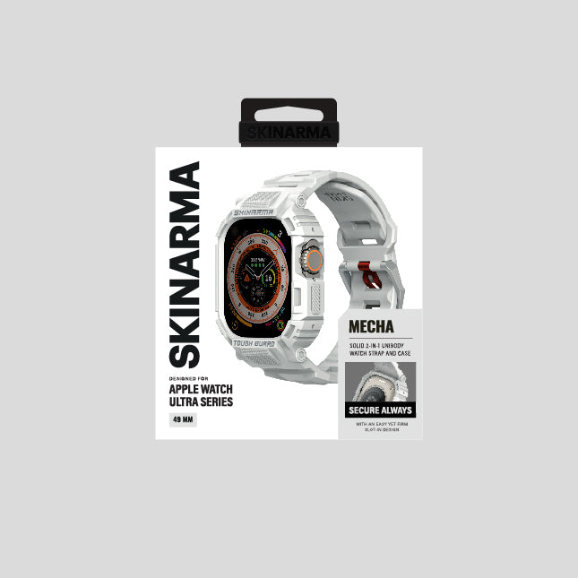 Watch Ultra 49mm Skinarma Mecha 2in1 TPU Kasa Koruyucu + Silikon Kordon