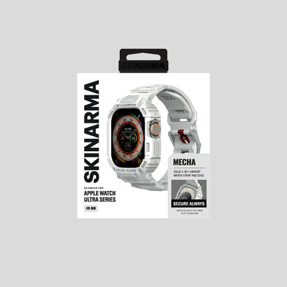 Watch Ultra 49mm Skinarma Mecha 2in1 TPU Kasa Koruyucu + Silikon Kordon