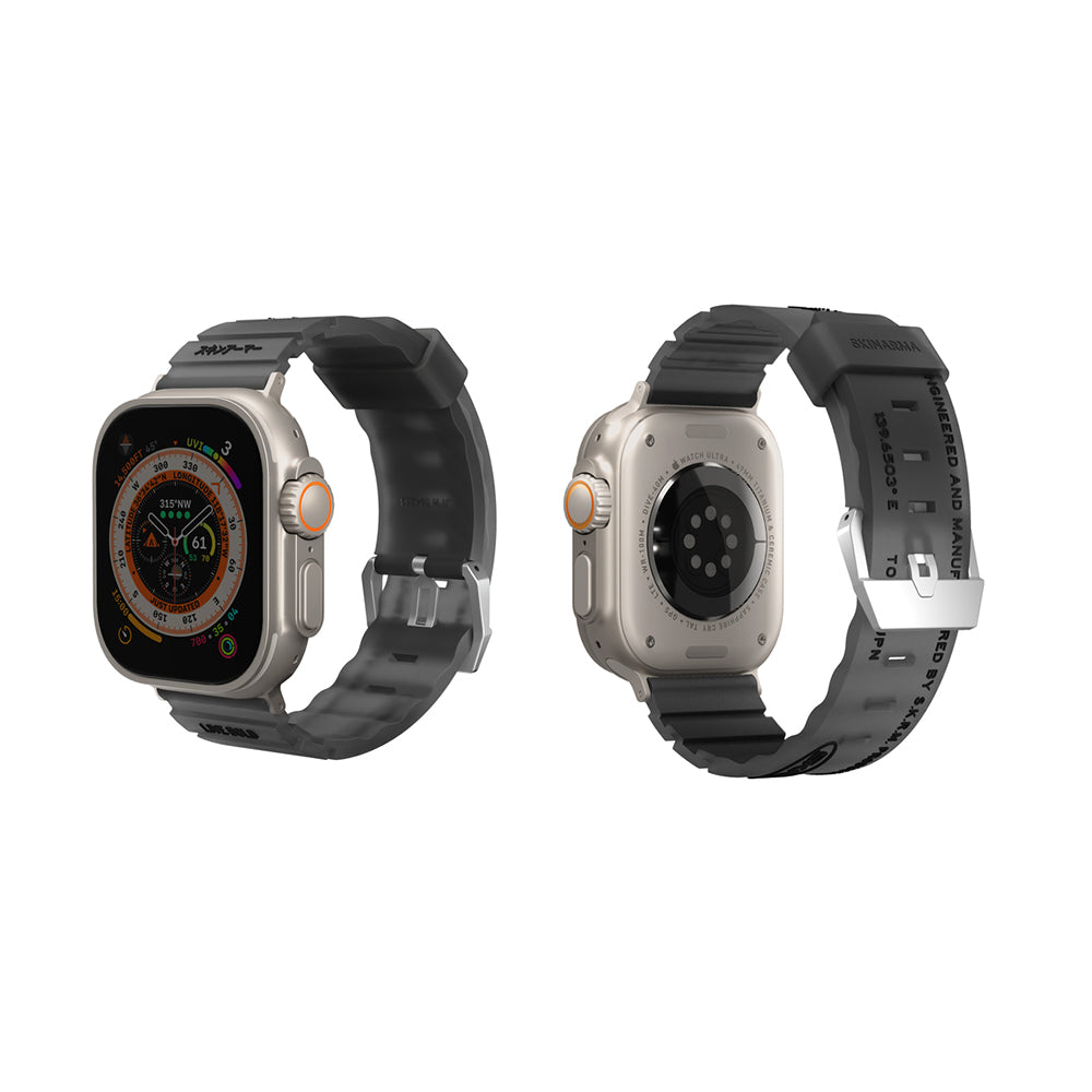 Apple Watch Ultra 49mm SkinArma New Shokku Silikon Kordon Beyaz