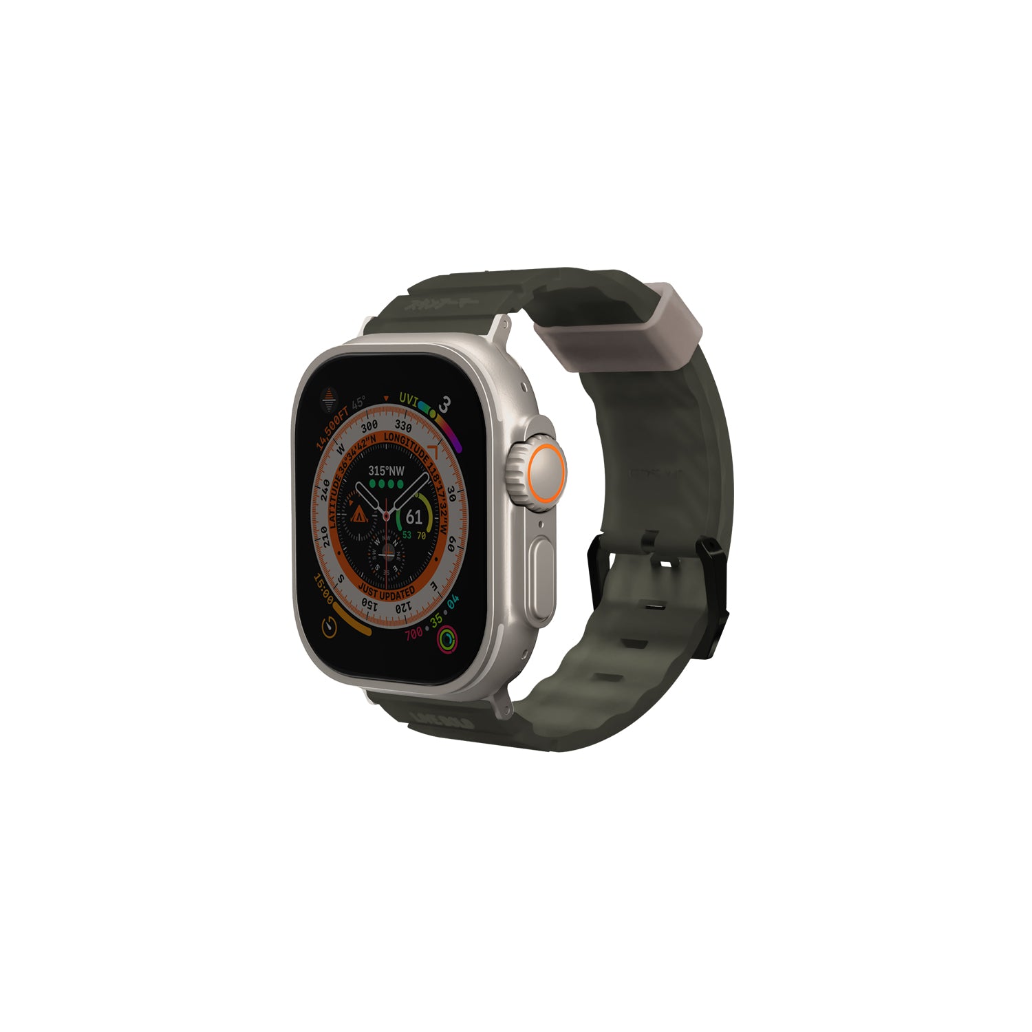 Apple Watch Ultra 49mm SkinArma Shokku Silikon Kordon