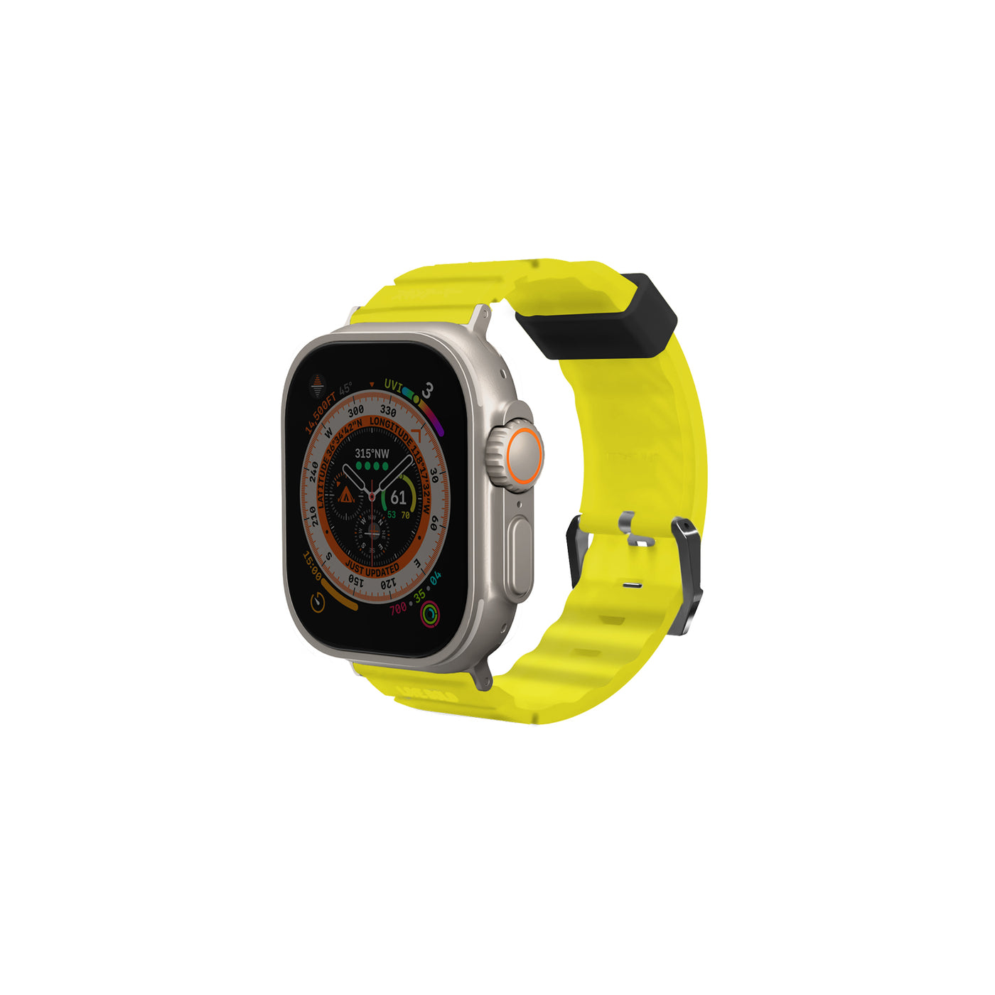 Apple Watch Ultra 49mm SkinArma Shokku Silikon Kordon Olive