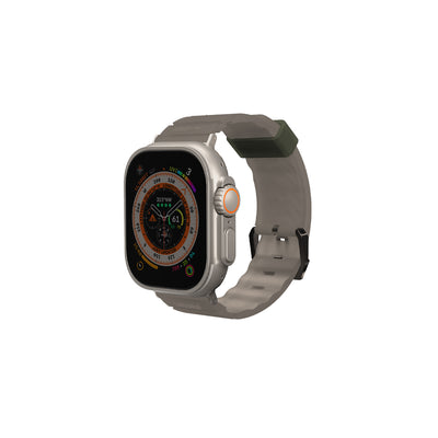 Apple Watch Ultra 49mm SkinArma Shokku Silikon Kordon Olive