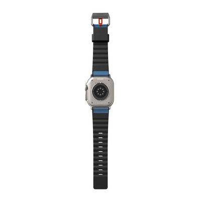 Apple Watch Ultra 49mm SkinArma Spunk Serisi PU Deri Kordon Krem