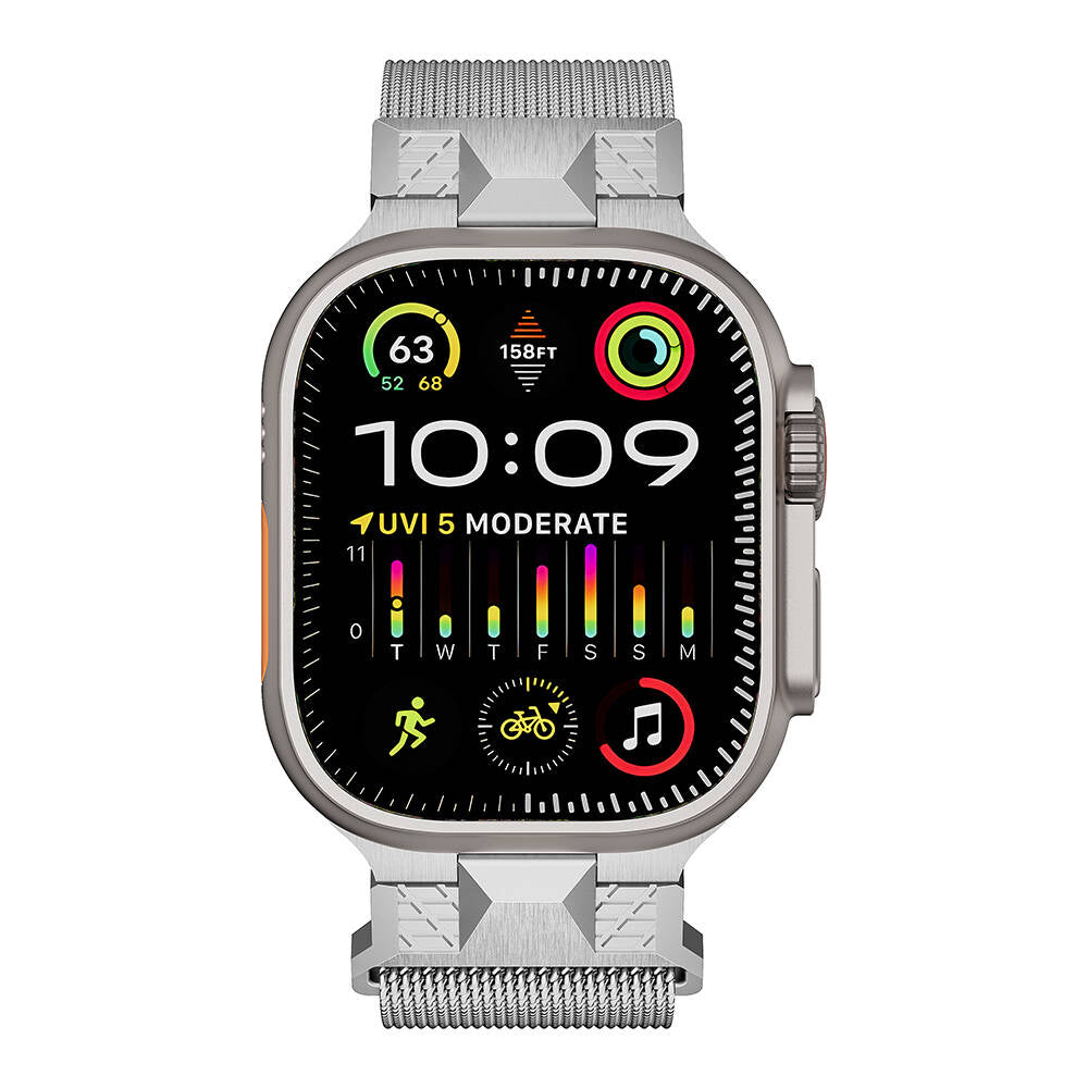 Watch Ultra 49mm Zore KRD-107 Metal Hasır Kordon