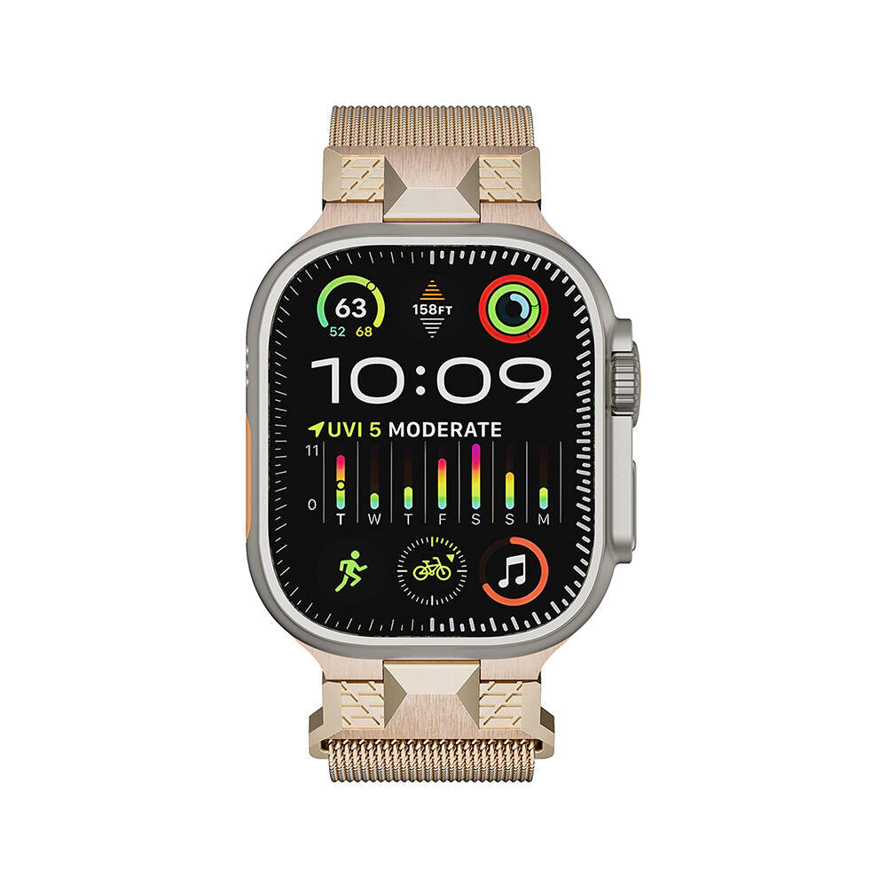 Watch Ultra 49mm Zore KRD-107 Metal Hasır Kordon
