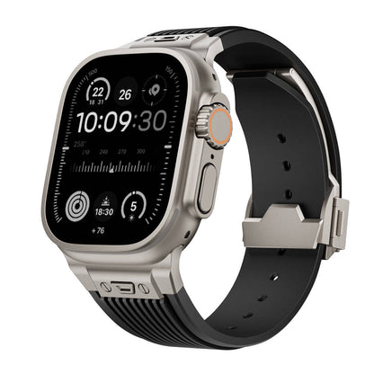 Watch Ultra 49mm Zore KRD-113 Spor Görünümlü Silikon Kordon