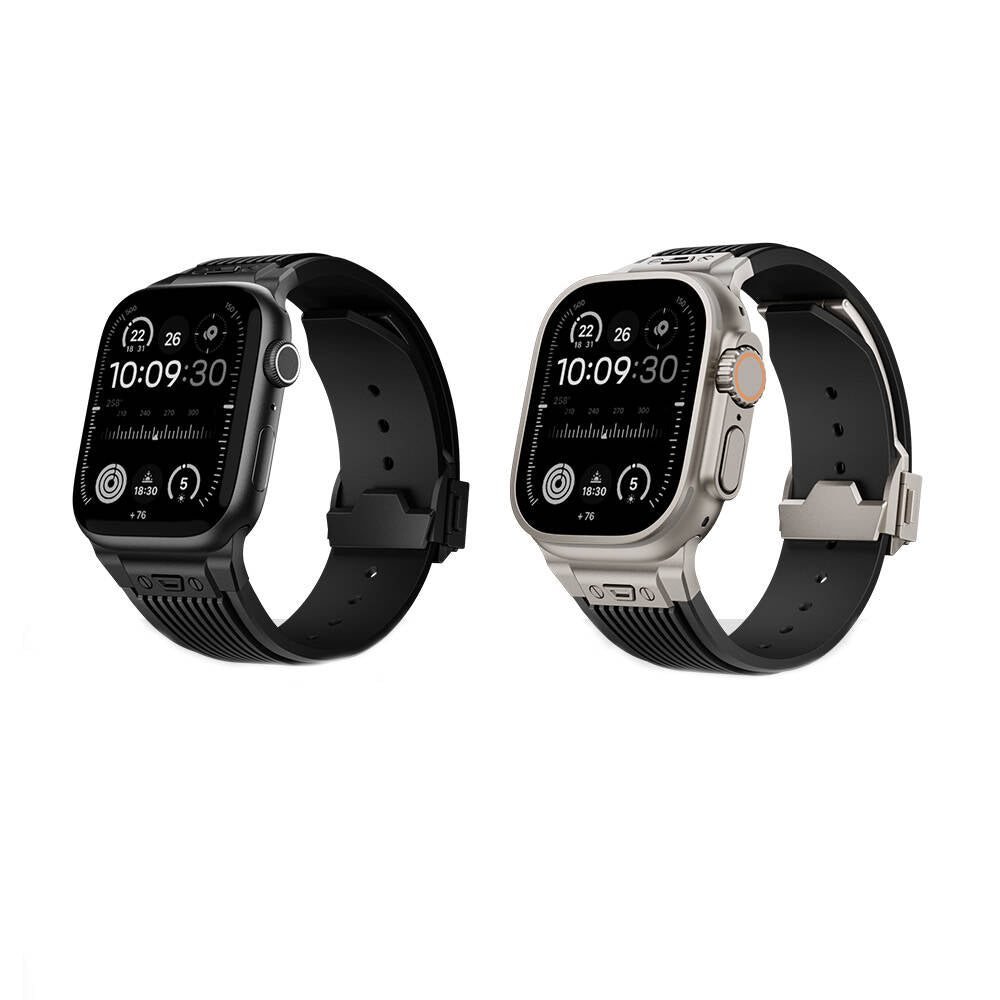 Watch Ultra 49mm Zore KRD-113 Spor Görünümlü Silikon Kordon