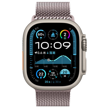 Watch Ultra 49mm Zore KRD-121 Metal Hasır Kordon
