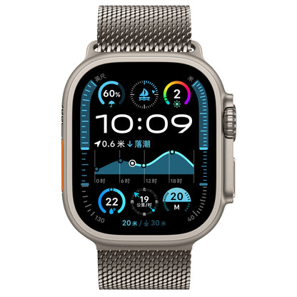 Watch Ultra 49mm Zore KRD-121 Metal Hasır Kordon