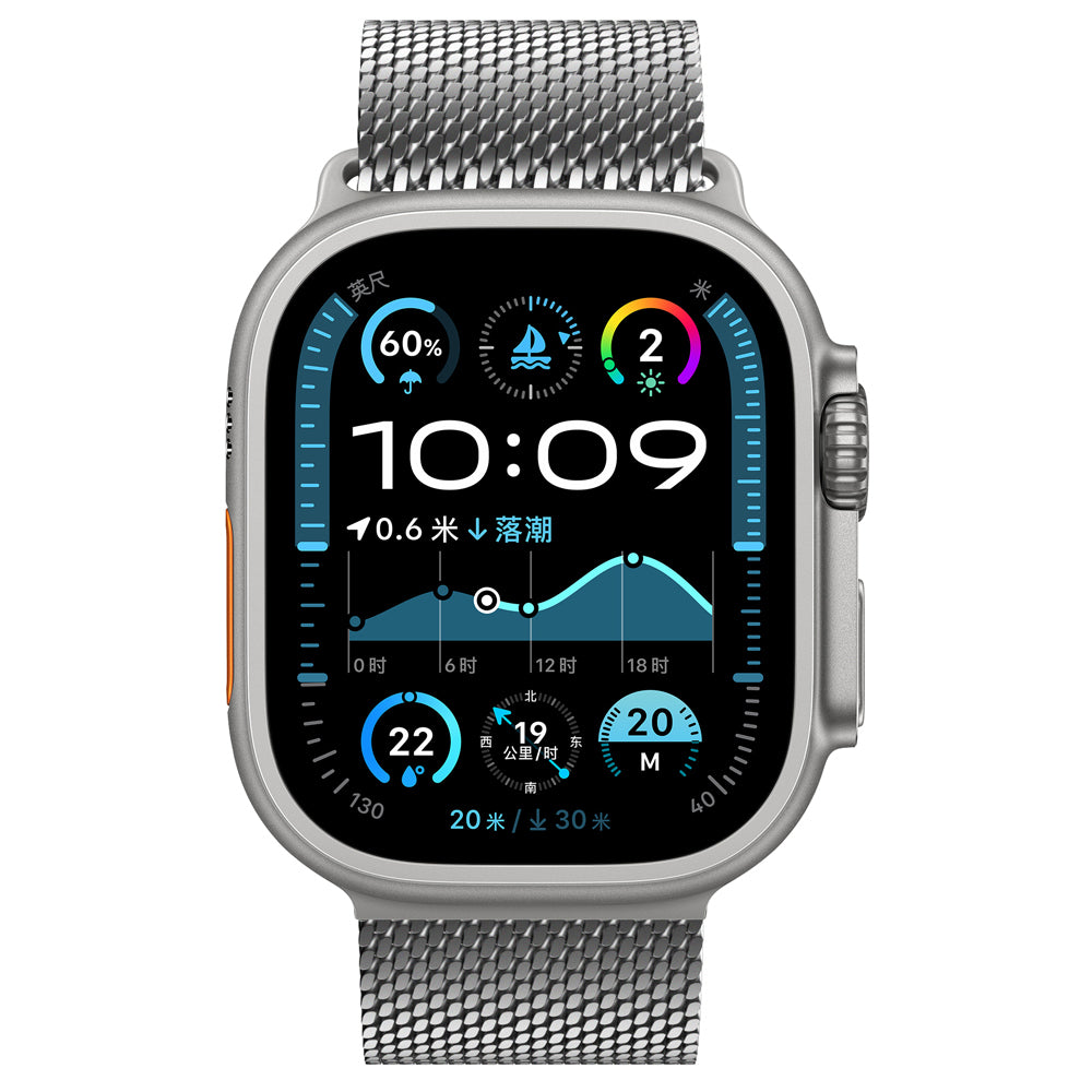 Watch Ultra 49mm Zore KRD-121 Metal Hasır Kordon