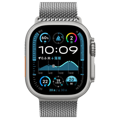 Watch Ultra 49mm Zore KRD-121 Metal Hasır Kordon