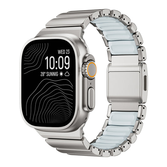 Apple Watch Ultra 49mm Zore KRD-151 Metal Silikon Kordon