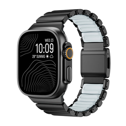 Apple Watch Ultra 49mm Zore KRD-151 Metal Silikon Kordon