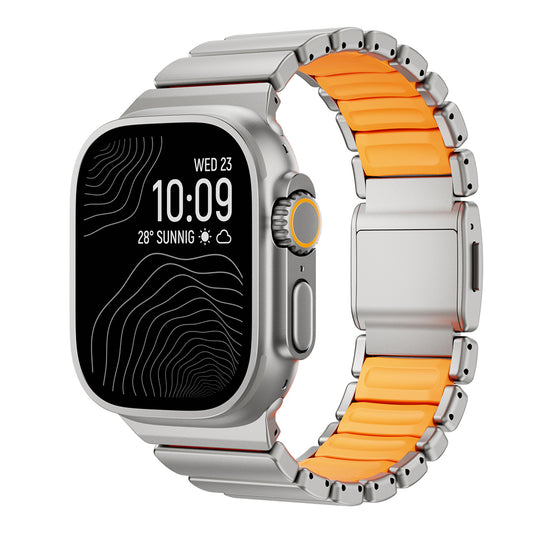 Watch Ultra 49mm Zore KRD-152 Titanyum Silikon Kordon